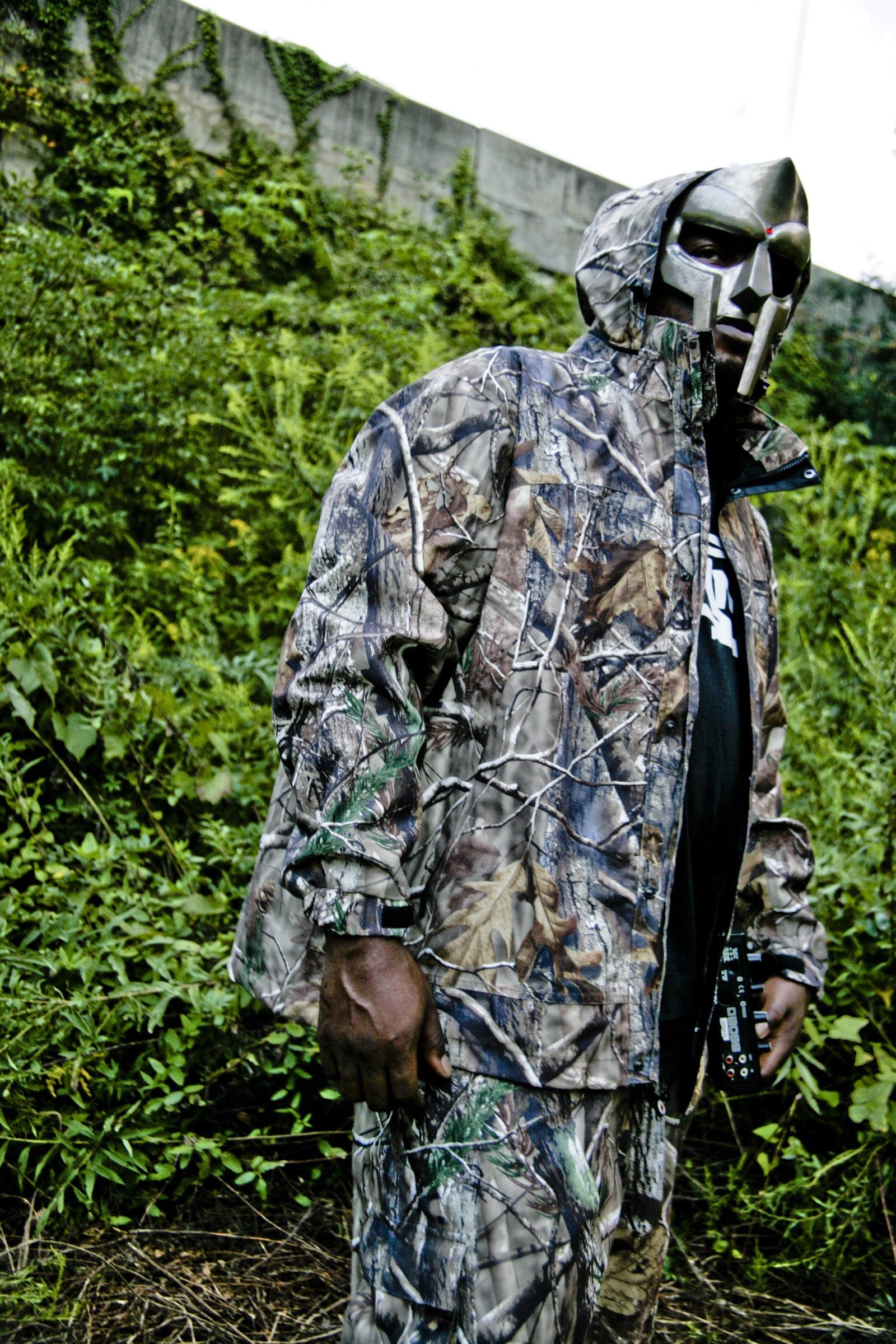 MF DOOM — kovová maska zblízka, Glasgow 2008